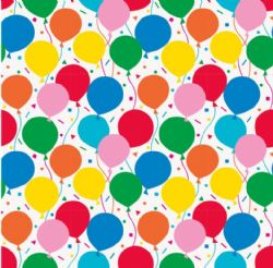 PAPIER EMBALLAGE CADEAU AVEC MOTIF DE BALLONS 30